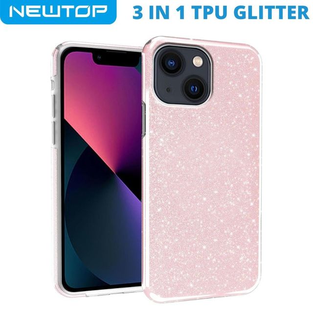 3 IN 1 PC TPU GLITTER COVER APPLE IPHONE 14