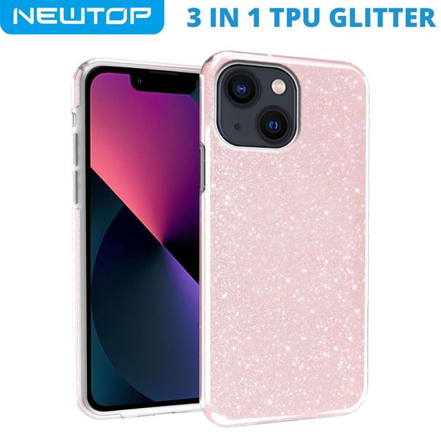 3 IN 1 PC TPU GLITTER COVER APPLE IPHONE IPHONE 18 PRO