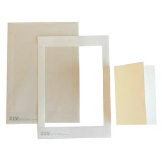 Cartoncino prefustellato - 117 x 170 mm - avorio martellato - Kartos - conf. 10…