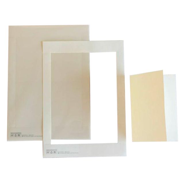 Cartoncino prefustellato - 117 x 170 mm - avorio martellato - Kartos - conf. 10…