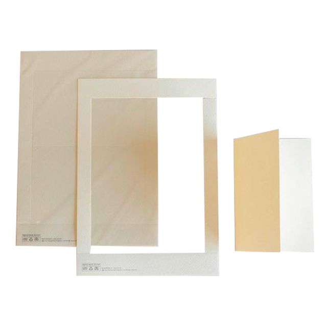 Cartoncino prefustellato - 117 x 170 mm - bianco martellato - Kartos - conf. 10…