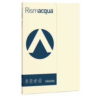 Cartotecnica Favini RismAcqua - Avorio110 - 21x29,7 cm - 200gm2 - 50 fogli