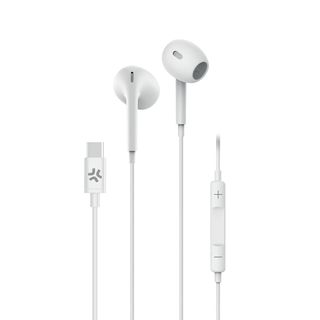 =>>DROP STEREO EARPHONES USB-C WH