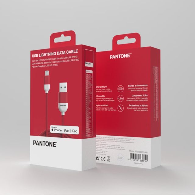 =>>LIGHTNING CABLE RED 1 5 MT
