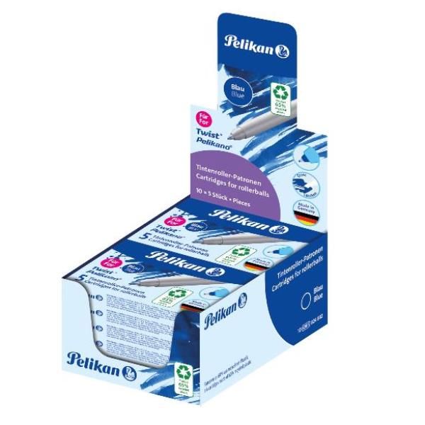 Cartuccia sferografica KM5 ECO - blue royal - Pelikan - conf. 5 pezzi