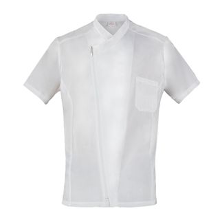 Casacca Maurizio - da uomo - manica corta - taglia L - bianco - Giblor's