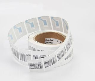 ADESIVO ANTITACCHEGGIO ROTOLO 1000 PEZZI 40X40MM
