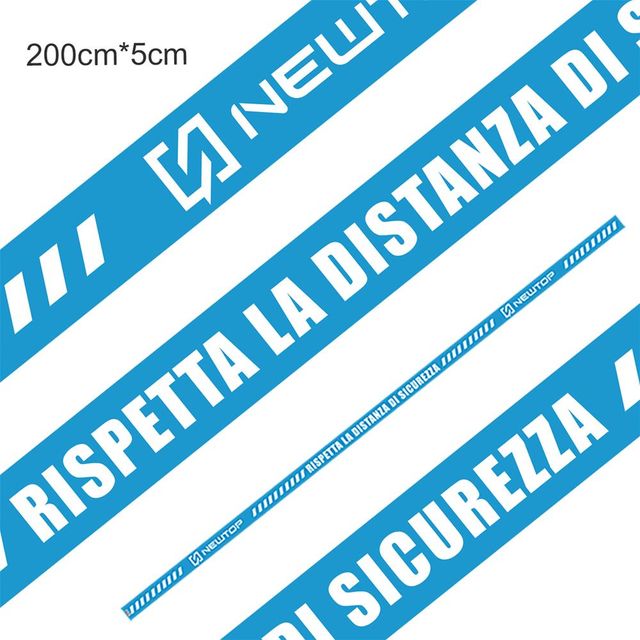 ADESIVO CALPESTABILE 200X5CM DISTANZA SICUREZZA