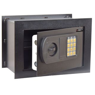 Cassaforte da muro - serratura elettronica - 33 x 20 x 23 cm - 9 kg - nero - It…