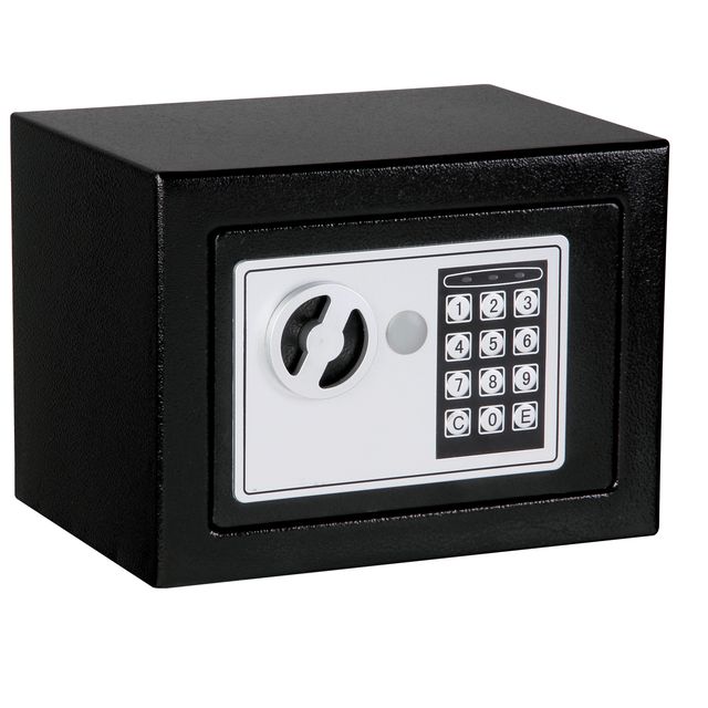 Cassaforte di sicurezza con serratura elettronica 230EF - 230 x 170 x 170 mm - …