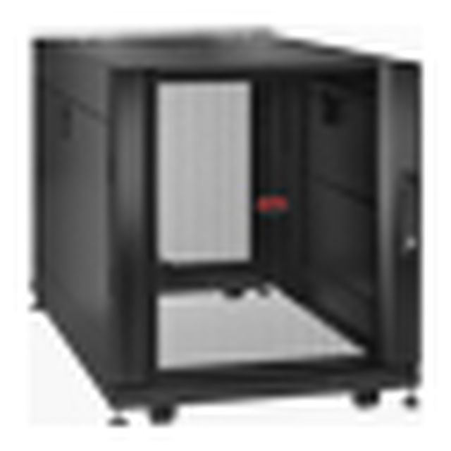 APC NetShelter SX - Rack cabinet - nero - 12U - 19" - per P/N: SURT48RMXLBP
