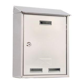 Cassetta postale Elios Steel - 30 x 40 x 15 cm - acciaio inox - Metalplus