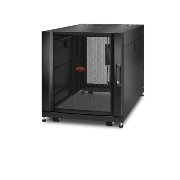 APC NetShelter SX - Rack cabinet - nero - 12U - 19" - per P/N: SURT48RMXLBP