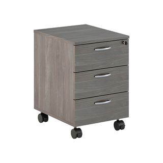 Cassettiera Easy - 3 cassetti - con ruote - 41,8 x 52 x 59,5 cm - frassino tosc…