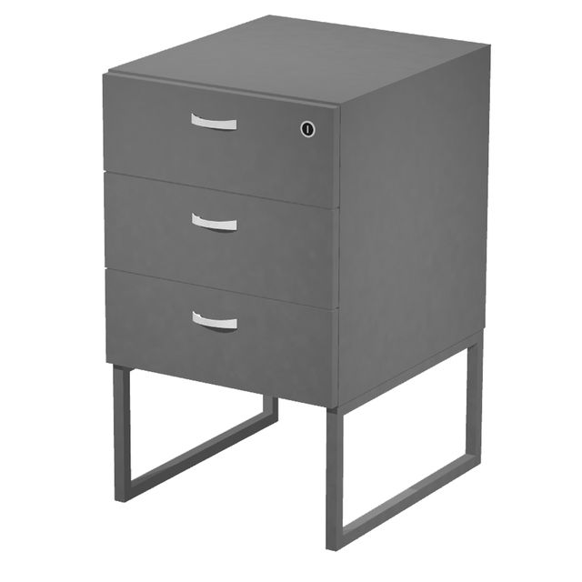 Cassettiera Essence - 3 cassetti - con supporto metal - 41,5 x 49,5 x 57,6 cm -…