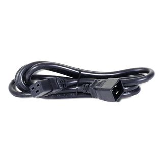 APC PWR Cord C19 - C20, 0.6 m Nero 0,6 m Accoppiatore C19 Accoppiatore C20