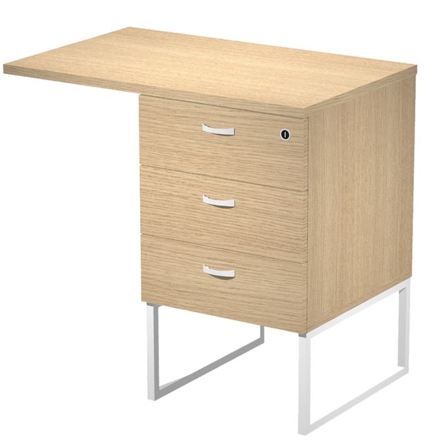 Cassettiera Essence - 3 cassetti - con supporto metal e top - 41,5 x 49,5 x 57,…