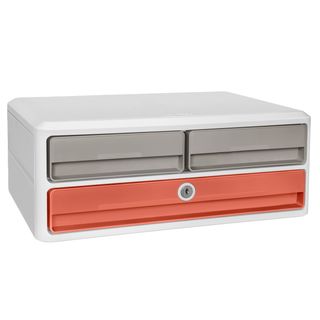 Cassettiera Moov'up Terra nova - 2 cassetti piccoli + 1 grande - 37 x 27,45 x 1…