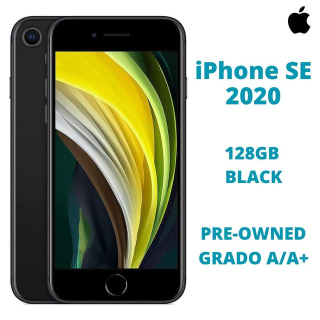 APPLE IPHONE IPHONE SE 2020 128GB BLACK USATO GRADO A/A+ PRE-OWNED MHGU3J/A