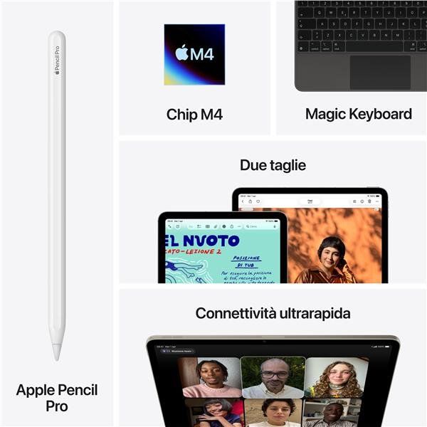 APPLE iPAD AIR 11" 2026 11" CHIP APPLE M4 128GB WI-FI + CELLULAR 5G ITALIA STAR…