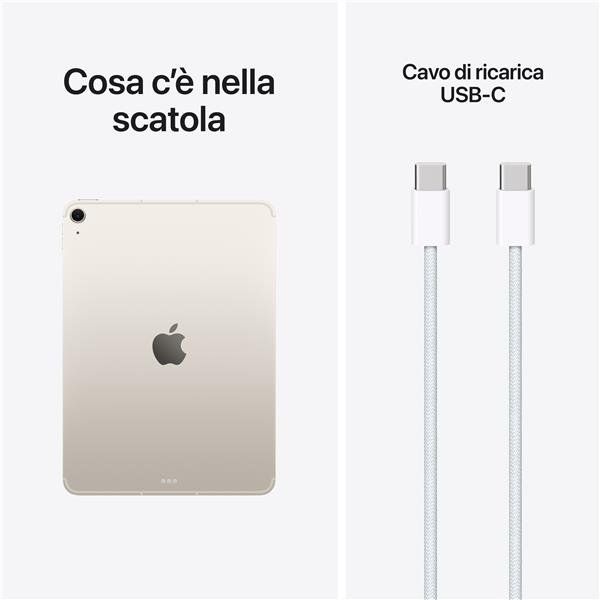 APPLE iPAD AIR 11" 2026 11" CHIP APPLE M4 256GB WI-FI + CELLULAR 5G ITALIA STAR…