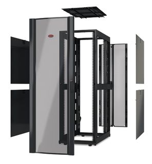 APC NetShelter SX Deep Enclosure Without Doors - Rack - nero - 42U - 19"
