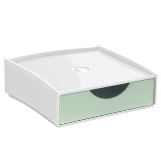 Cassettiera componibile Storage box - 18,6 x 18,5 x 6,4 cm - verde salvia - Cep