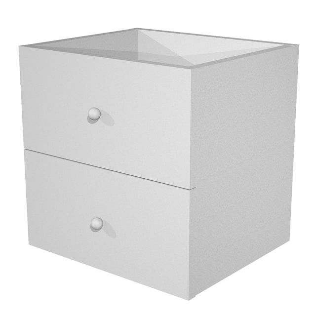 Cassettiera per casellario Rainbow - 2 cassetti - 32,5x28,8x32,5 cm - grigio al…