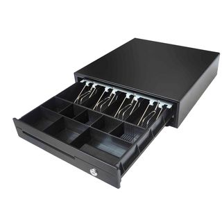 Cassetto portadenaro DCE410 - 41 x 42 x 10 cm - nero - Iternet