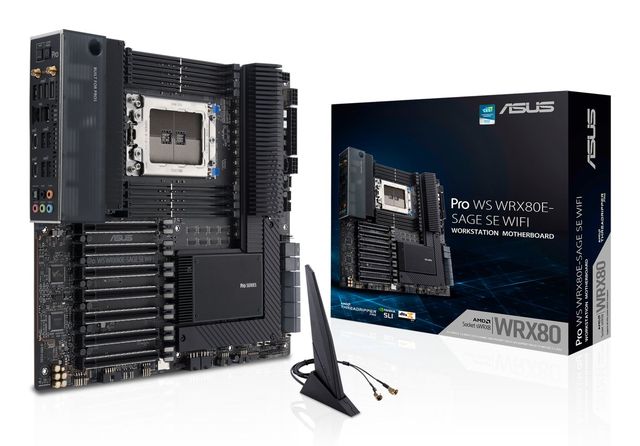 ASUS Pro WS WRX80E-SAGE SE WIFI II - Scheda madre - ATX / SSI EEB estesa - Sock…