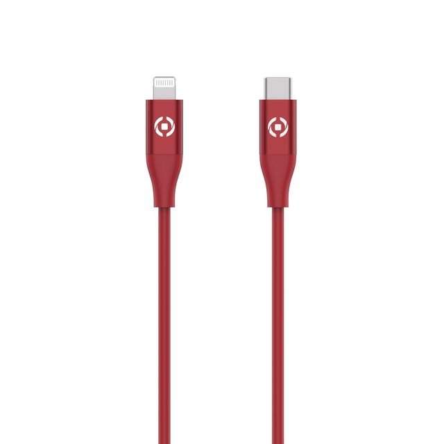 Celly - Cavo Lightning - USB-C maschio a Lightning maschio - 1.5 m - rosso - US…