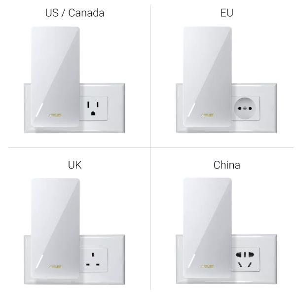 ASUS RP-BE58 RANGE EXTENDER/AIMESH EXTENDER PER WI-FI DUAL BAND WI-FI 7