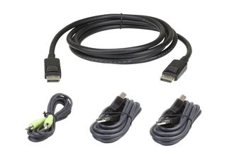 ATEN 2L-7D03UDPX4 cavo per tastiera, video e mouse Nero