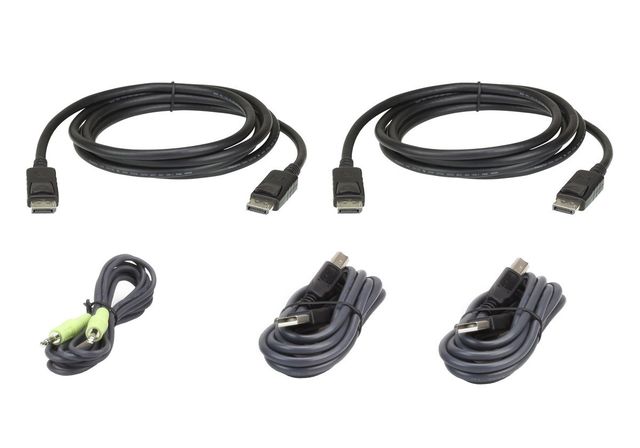ATEN 2L-7D03UDPX5 cavo per tastiera, video e mouse Nero