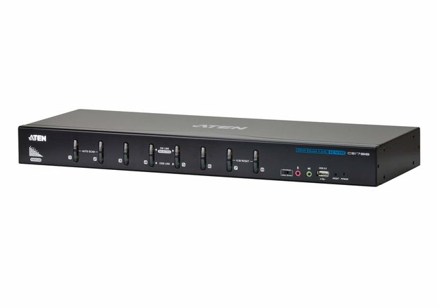 ATEN CS1788-AT-G switch per keyboard-video-mouse (kvm) Nero