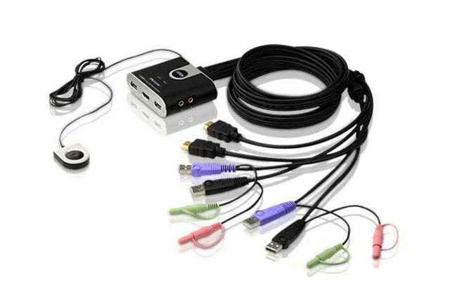 ATEN CS692 Interruttore KVM USB HDMI Risoluzione 1920x1200 Nero