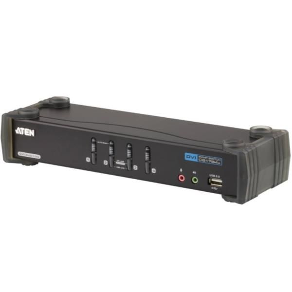 ATEN CubiQ CS1784A - Switch KVM / audio / USB - 4 x KVM / audio - 1 utente loca…