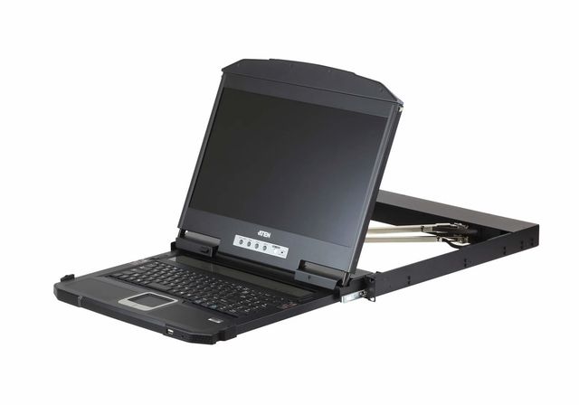 ATEN DUAL RAIL WIDESCREEN 18.5" FULL UK