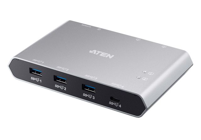ATEN US3342 switch per keyboard-video-mouse (kvm) Argento
