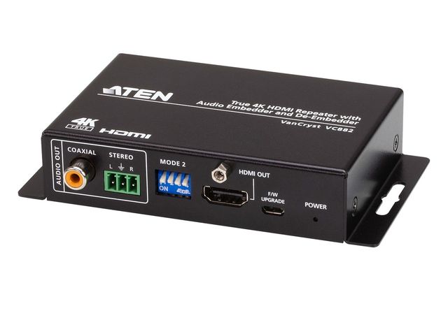 ATEN VC882 Ripetitore AV Nero