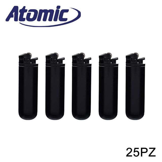 ATOMIC ACCENDINO FLINT FW BLACK ART.3934011 1PZ=(25 PZ)