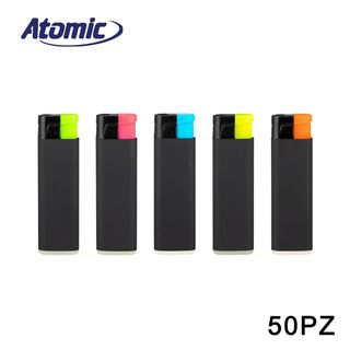 ATOMIC ACCENDINO PIETRINA TURBO FIX BLACK RUBBER NEON ASS. 1PZ=(50PZ)