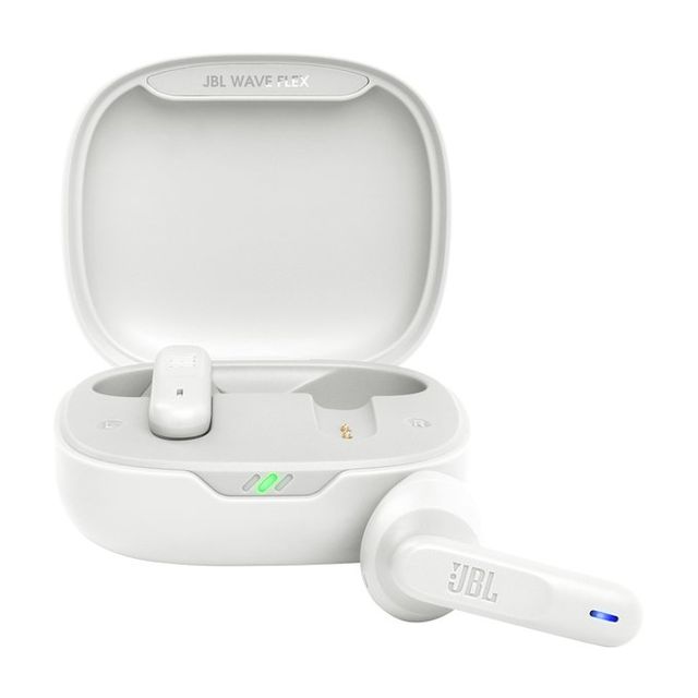 AURICOLARI BLUETOOTH WAVE FLEX + CUSTODIA RICARICA - COLORE BIANCO (JBLWFLEXWHT)