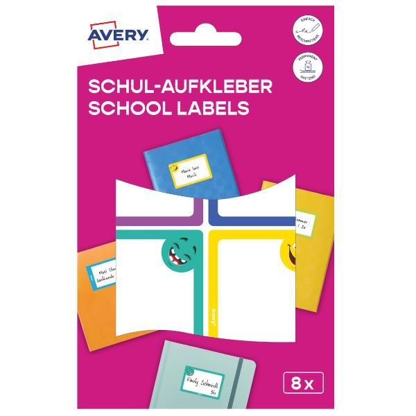 AVERY CF8 ETICHETTE LIBRI QUADERNI-SMILE