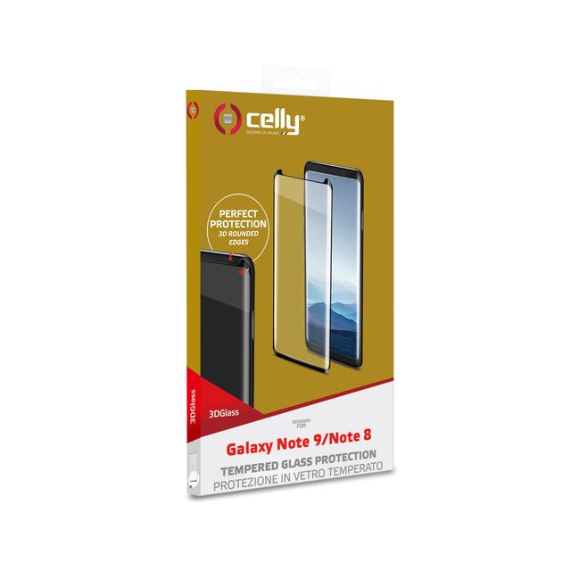Celly 3DGLASS774BK - Protezione per schermo per telefono cellulare - vetro - co…