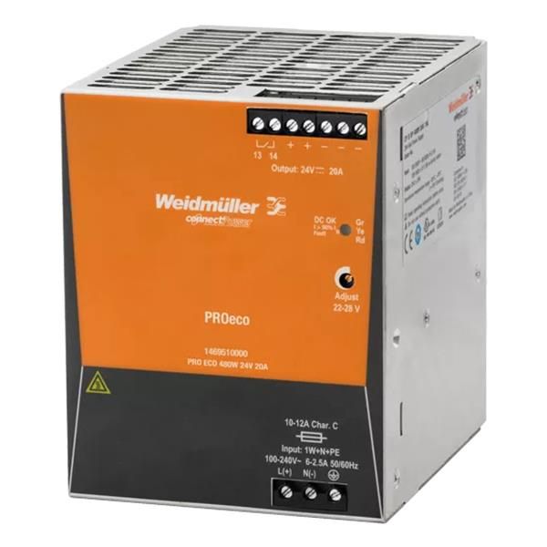 AXIS POWER SUPPLY DIN PS24 480 W