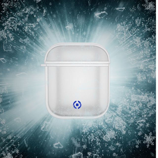 Celly Air Case GLACIER - Custodia per auricolari - policarbonato - bianco - per…