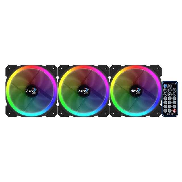 AeroCool Orbit RC Fan Kit - 3x Ventole RGB