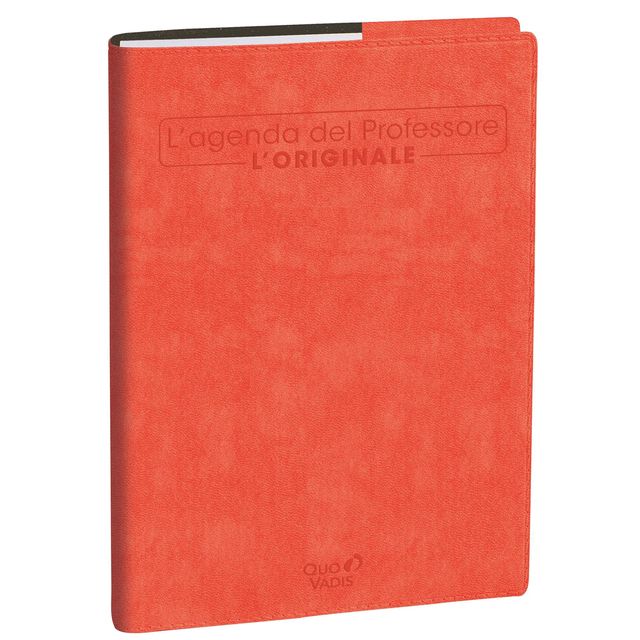 Agenda del Professore 21x27cm Roma rosa corallo 2027 Quo Vadis