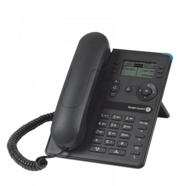 Alcatel 8008G Entry-level DeskPhone, NOE-SIP, 128x64 pixels, black and white LC…